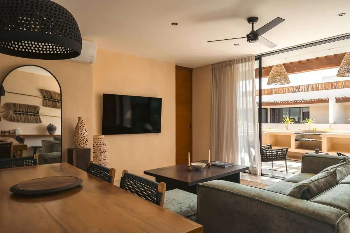 Luxury 3 Bdr Apartment With Gym And Rooftop Pool Tulum