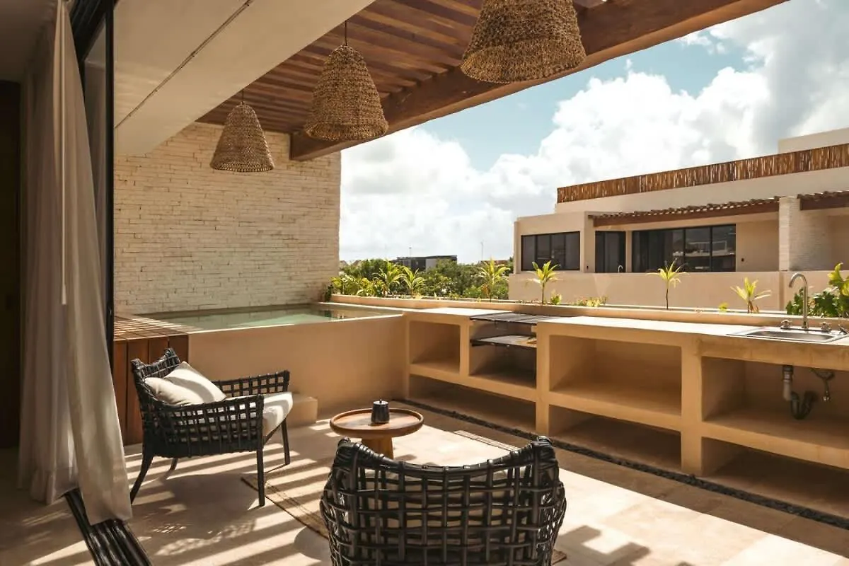 Luxury 3 Bdr Apartment With Gym And Rooftop Pool Tulum