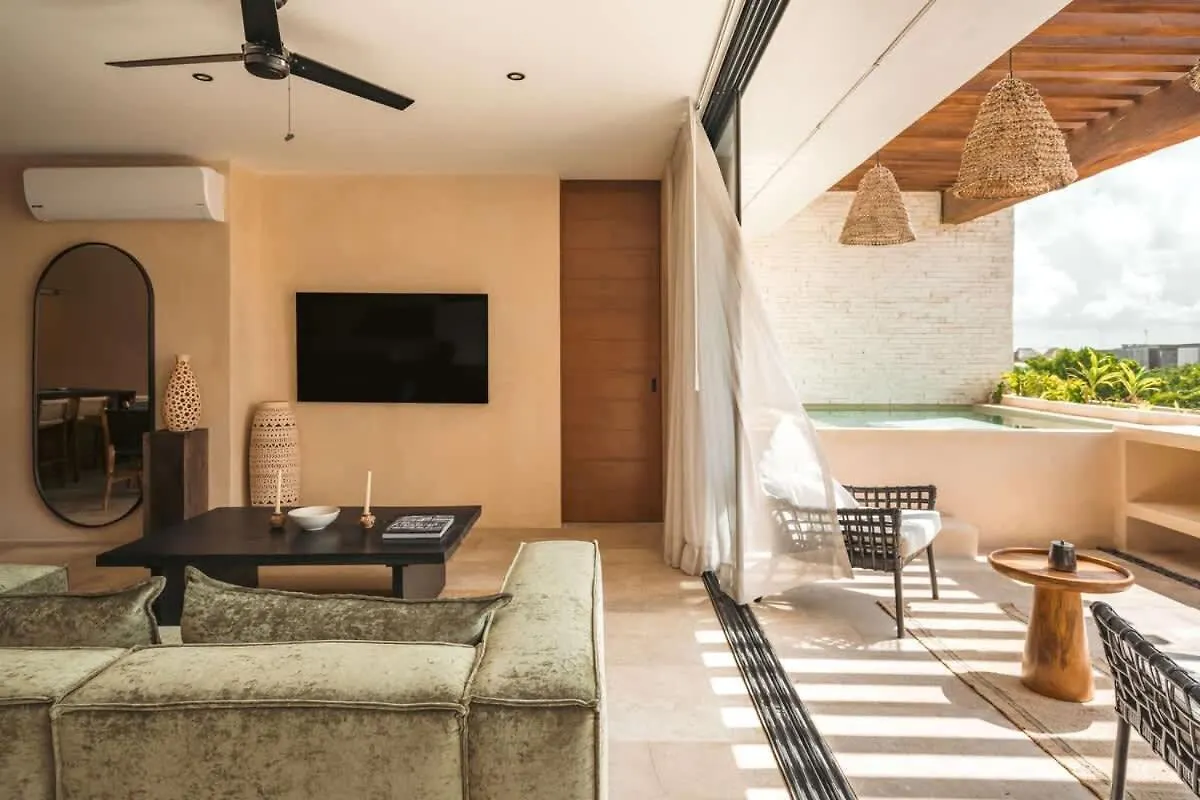 Luxury 3 Bdr Apartment With Gym And Rooftop Pool Tulum 0*,